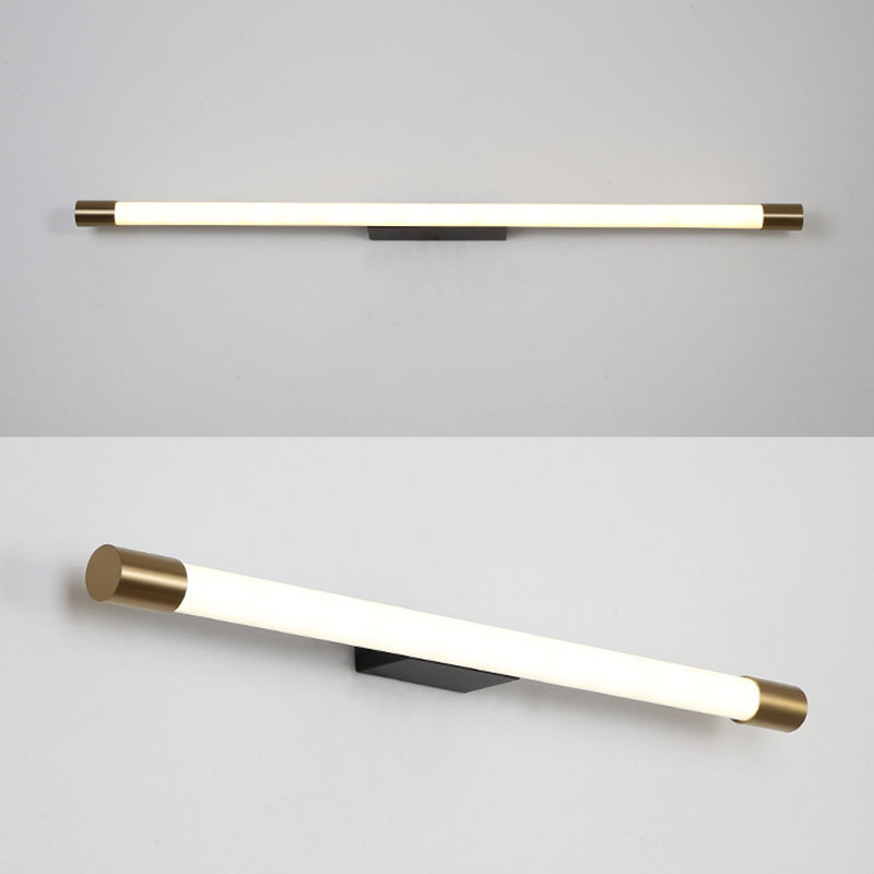 Modern Minimalist Style Cylinder Vanity Wall Light Fixtures Metal Vanity Lights for Bathroom