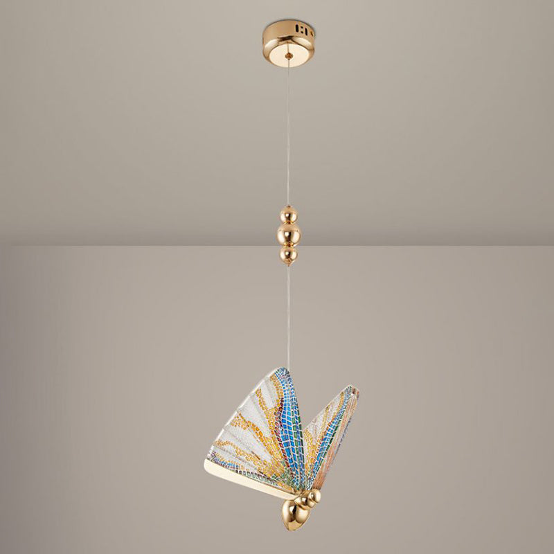 Modern Creative Style Butterfly Pendant Light Creative Acrylic Hanging Lamps for Living Room