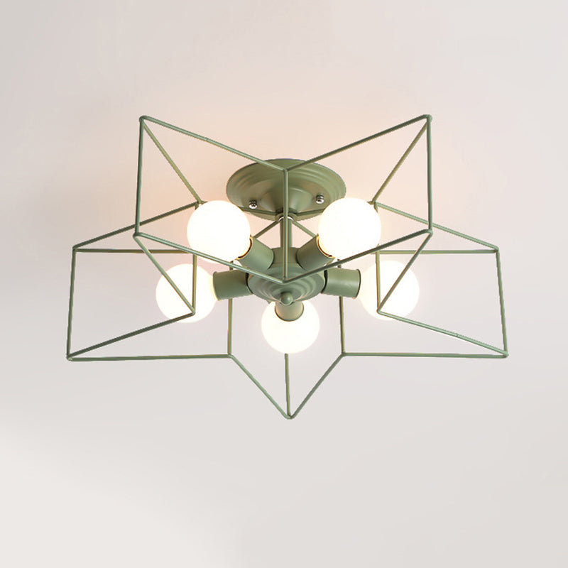 Sternendedecke Leuchte moderne Metalldecke Flush Mount Light für Schlafzimmer