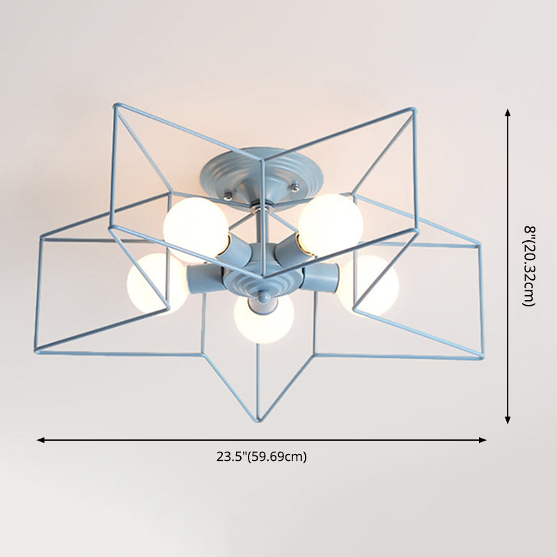 Sternendedecke Leuchte moderne Metalldecke Flush Mount Light für Schlafzimmer