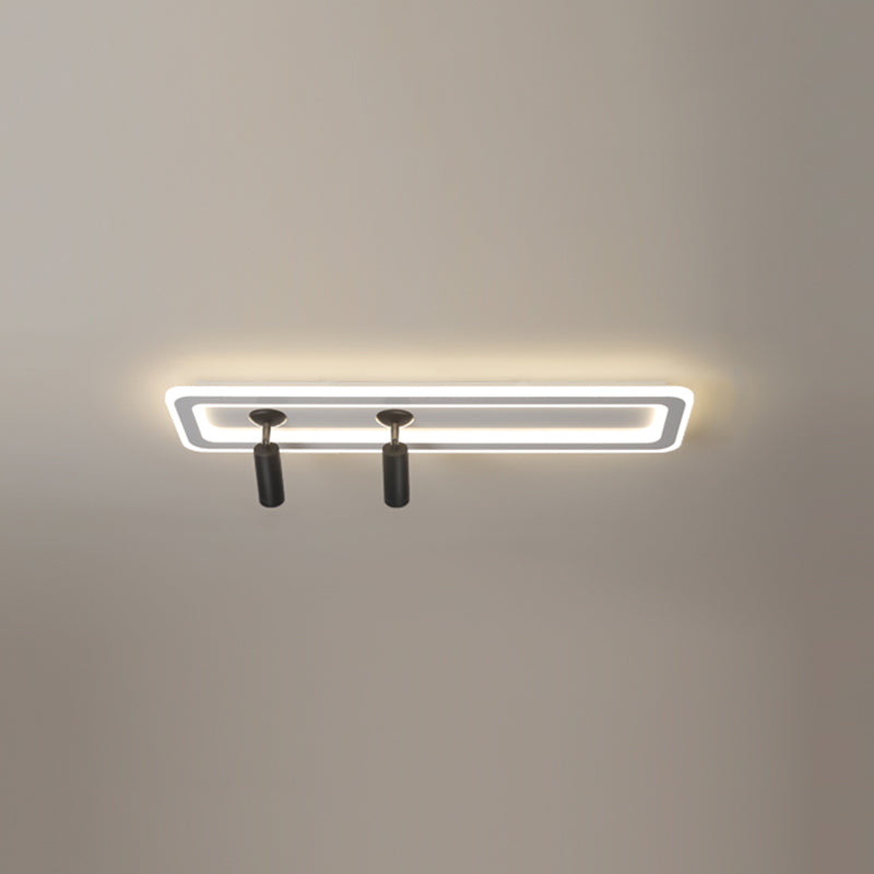 Modern Metal Linear LED Flush Ceiling Light Living Room Track Lights for Living Room