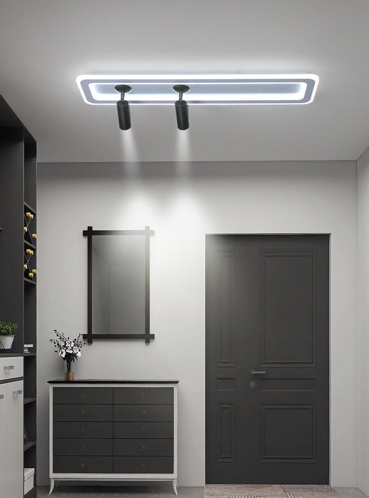 Moderne metalen lineaire LED spoelplafondlicht woonkamer spoorlichten voor woonkamer