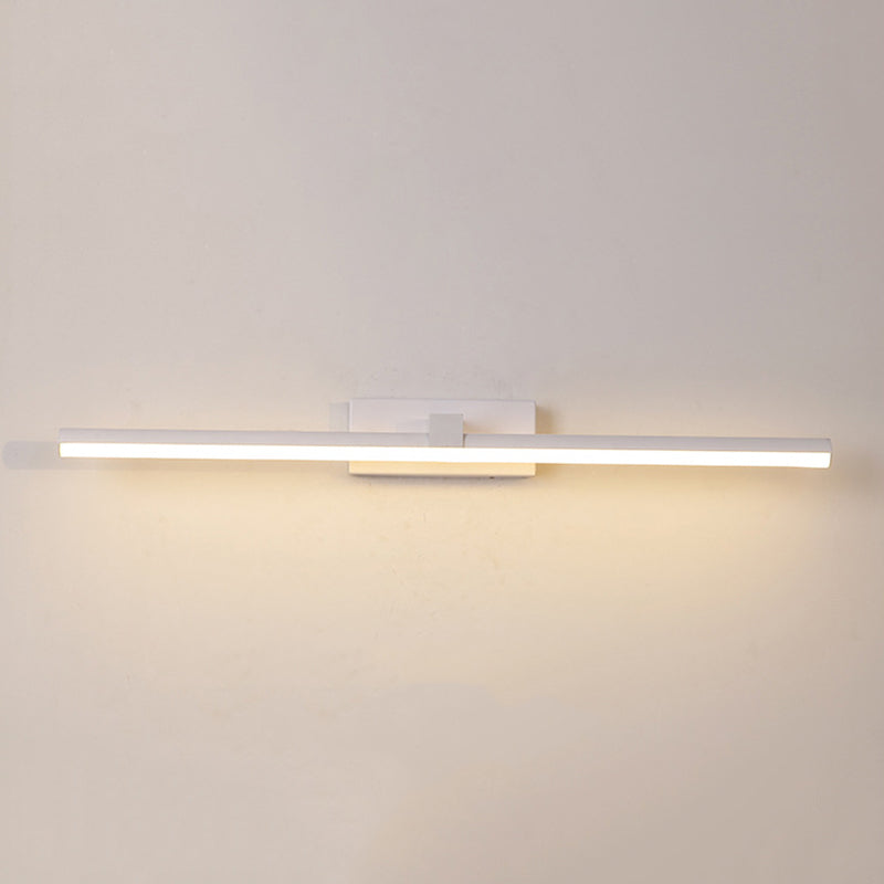 Simplicidad moderna Luces de tocador montado en la pared cilíndrica lámparas de apliques acrílicos para baño