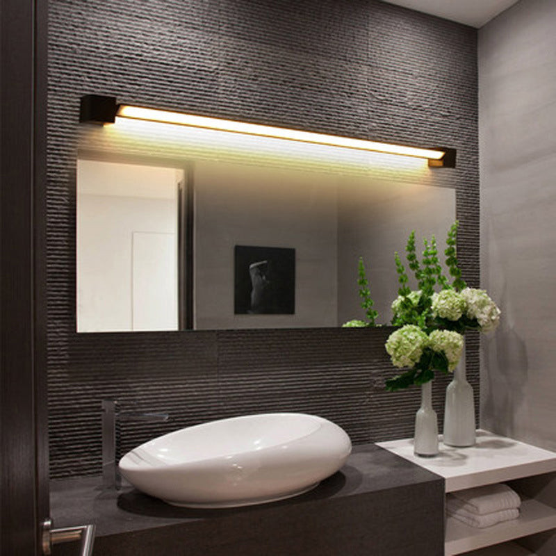 Modern Minimalist Style Linear Vanity Mirror Lights Metal Vanity Lighting for Bathroom