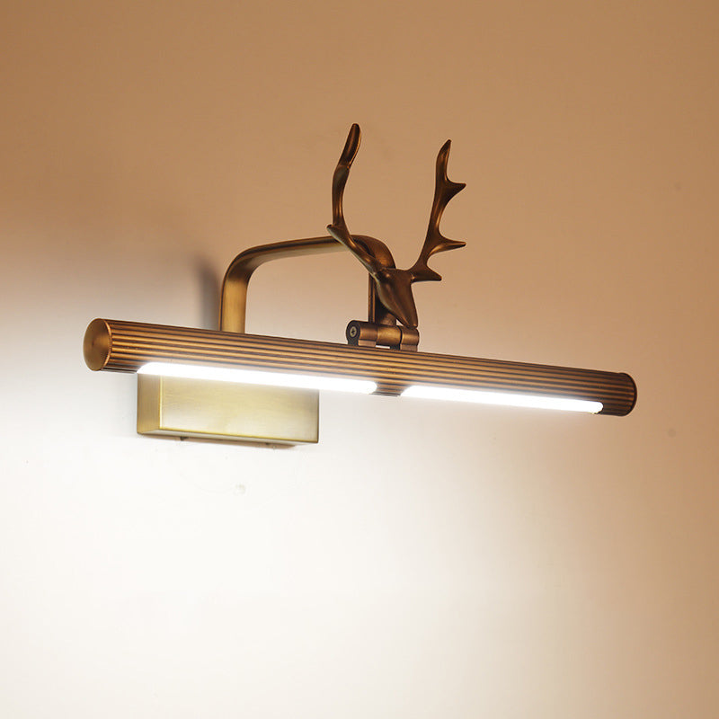 Style minimaliste moderne à paroi linéaire Lights Vanity Lights Metal Vanity Éclairage pour les toilettes