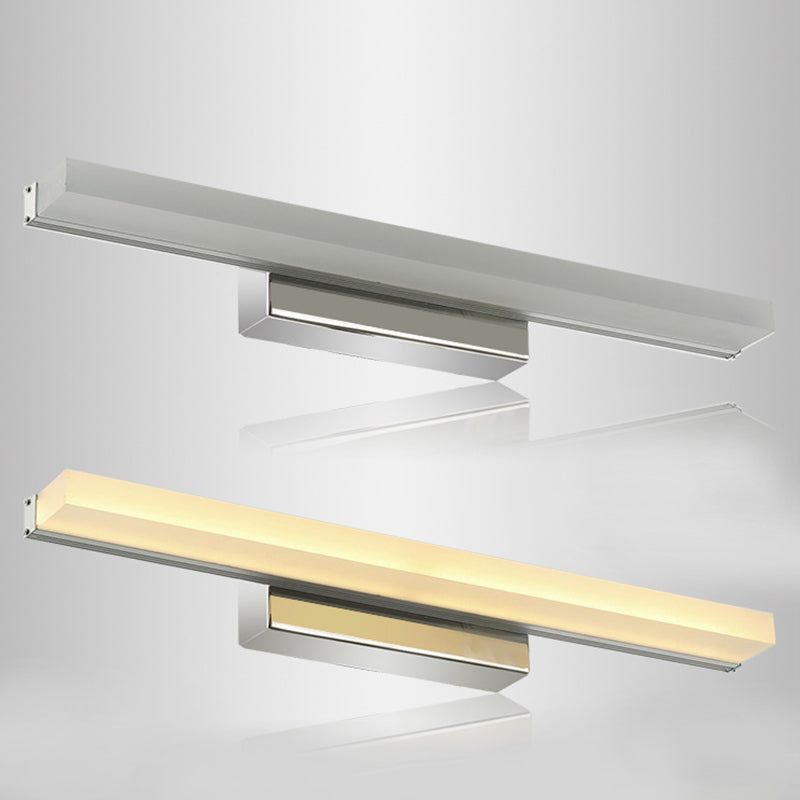 Modern Minimalist Style Rectangle Wall Mounted Vanity Lights Acrylic Vanity Fixtures