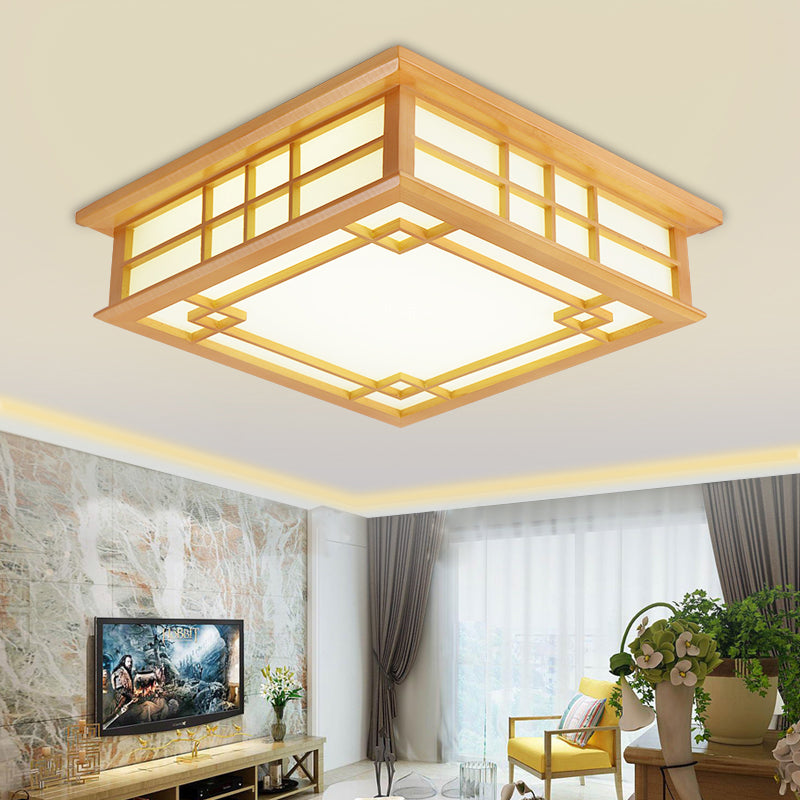 Contemporary Square Flush Mount Ceiling Light 1 Light LED Flush Ceiling Lights