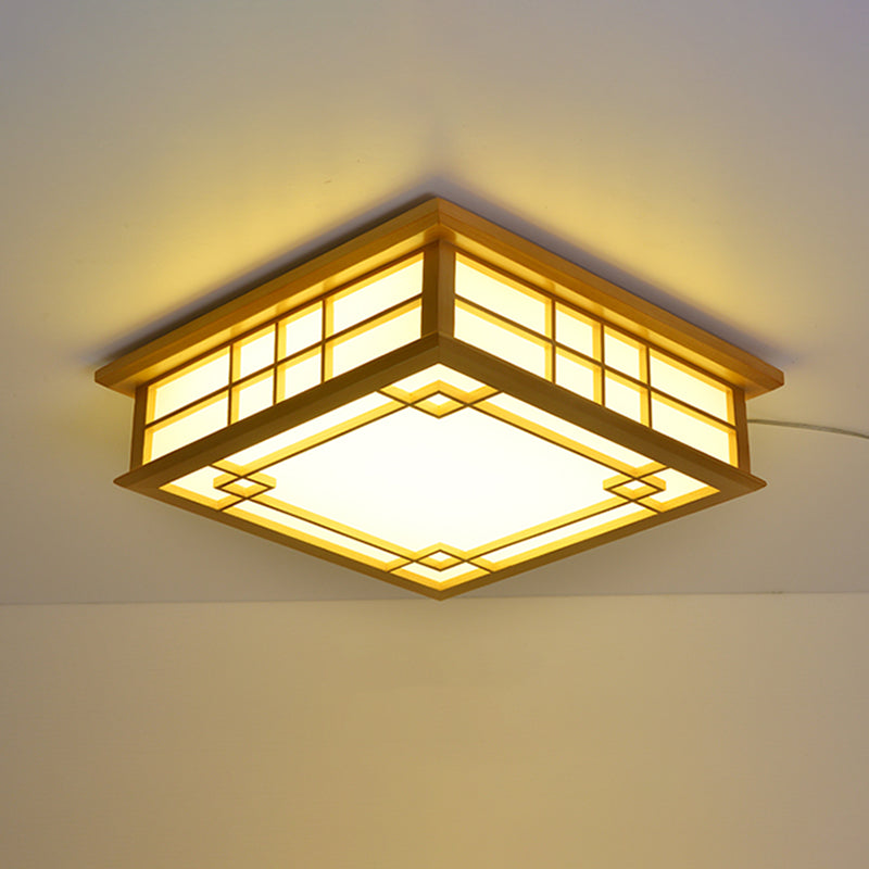 Contemporary Square Flush Mount Ceiling Light 1 Light LED Flush Ceiling Lights