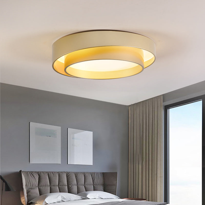 Round Flush Mount Ceiling Light Acrylic Modern Simplicity Flush Mount Ceiling Light for Living Room