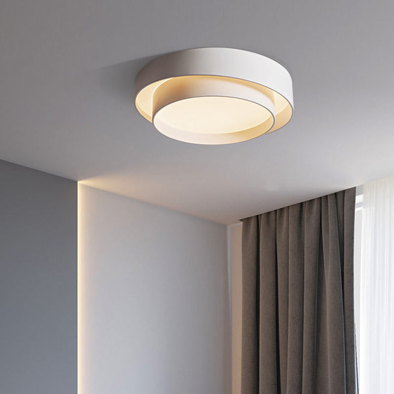 Round Flush Mount Ceiling Light Acrylic Modern Simplicity Flush Mount Ceiling Light for Living Room