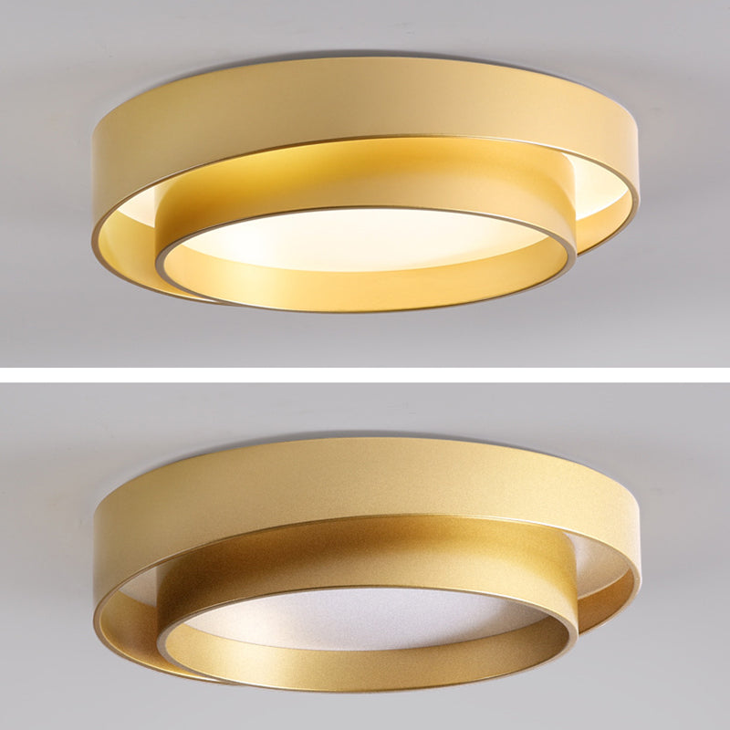 Round Flush Mount Ceiling Light Acrylic Modern Simplicity Flush Mount Ceiling Light for Living Room