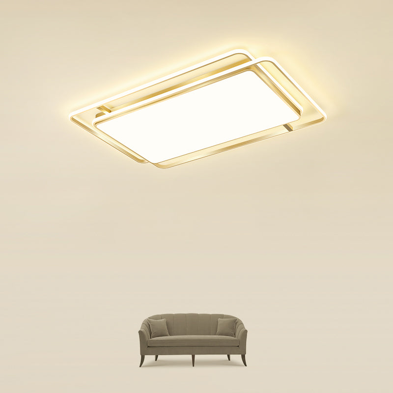 Woonkamer Smeedijzeren LED Flush Light Nieuwe Moderne 1-Light Plafond Light Fixture