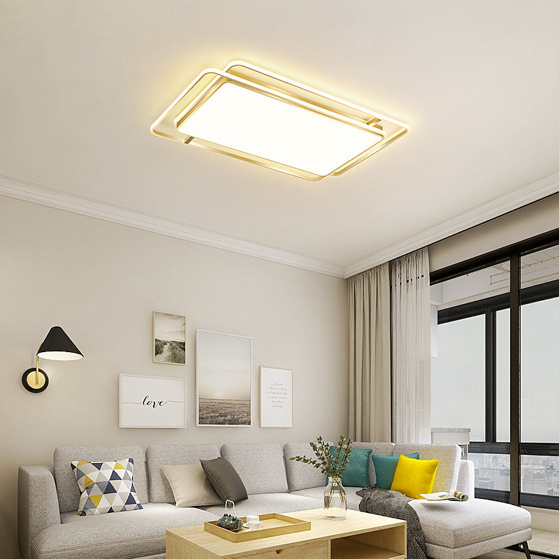 Woonkamer Smeedijzeren LED Flush Light Nieuwe Moderne 1-Light Plafond Light Fixture