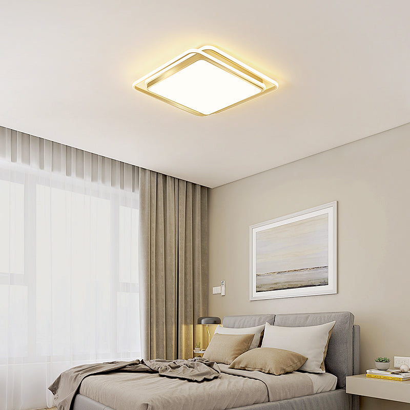 Woonkamer Smeedijzeren LED Flush Light Nieuwe Moderne 1-Light Plafond Light Fixture