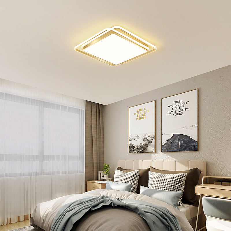 Woonkamer Smeedijzeren LED Flush Light Nieuwe Moderne 1-Light Plafond Light Fixture