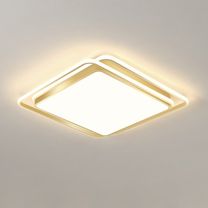 Woonkamer Smeedijzeren LED Flush Light Nieuwe Moderne 1-Light Plafond Light Fixture