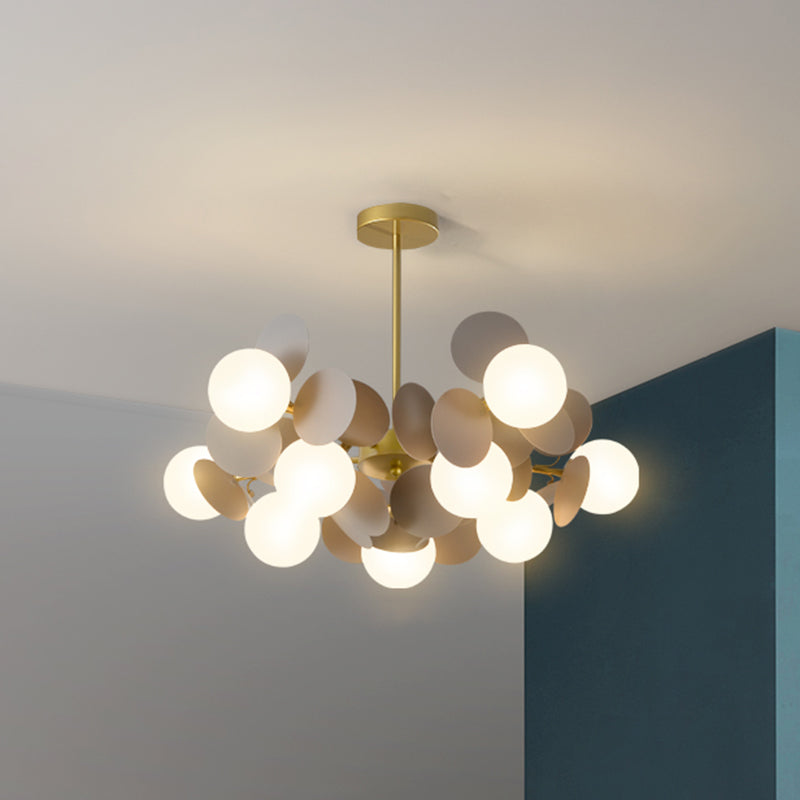 Bolle lampada lampada a sospensione a sospensione con soffitto camera da letto