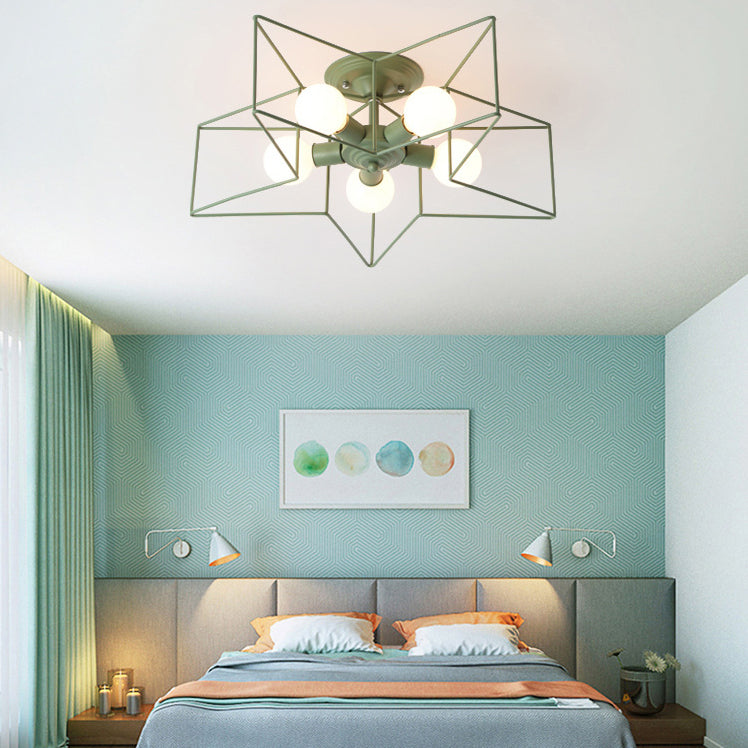 Sternendedecke Leuchte moderne Metalldecke Flush Mount Light für Schlafzimmer