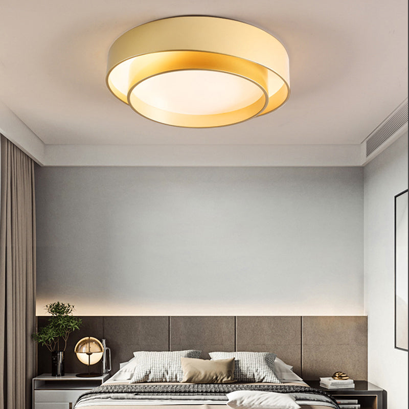 Round Flush Mount Ceiling Light Acrylic Modern Simplicity Flush Mount Ceiling Light for Living Room