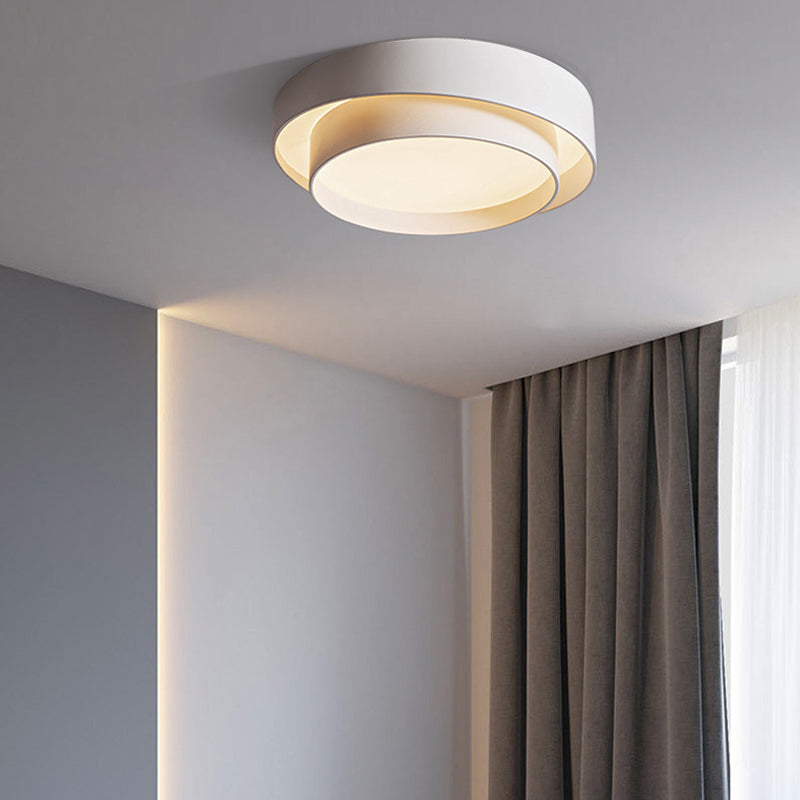 Round Flush Mount Ceiling Light Acrylic Modern Simplicity Flush Mount Ceiling Light for Living Room