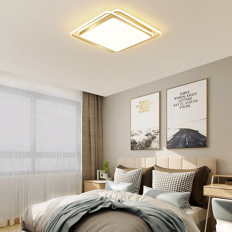 Woonkamer Smeedijzeren LED Flush Light Nieuwe Moderne 1-Light Plafond Light Fixture