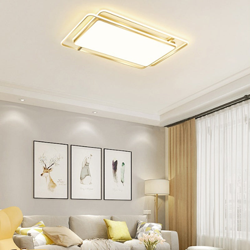 Woonkamer Smeedijzeren LED Flush Light Nieuwe Moderne 1-Light Plafond Light Fixture