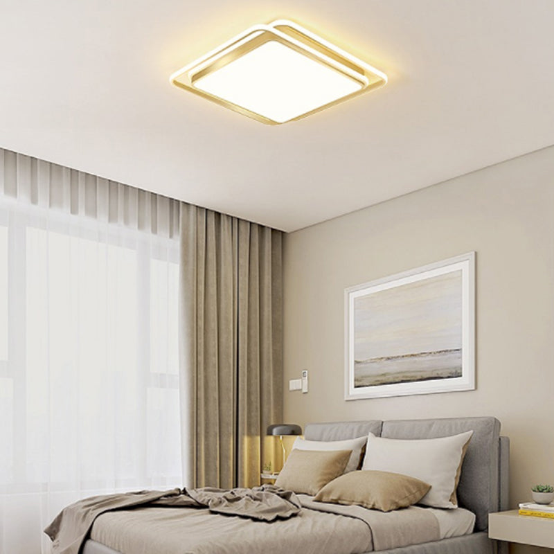 Woonkamer Smeedijzeren LED Flush Light Nieuwe Moderne 1-Light Plafond Light Fixture