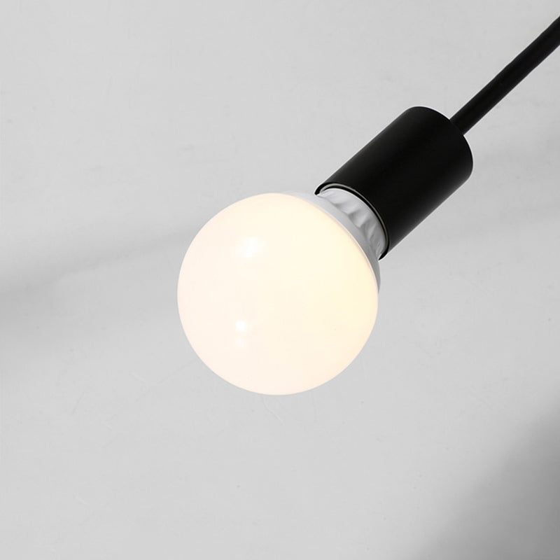 Luz de techo de hierro forjado Personalidad Minimalismo sala de estar Estudio de dormitorio Restaurante estilo industrial de estilo múltiple iluminación