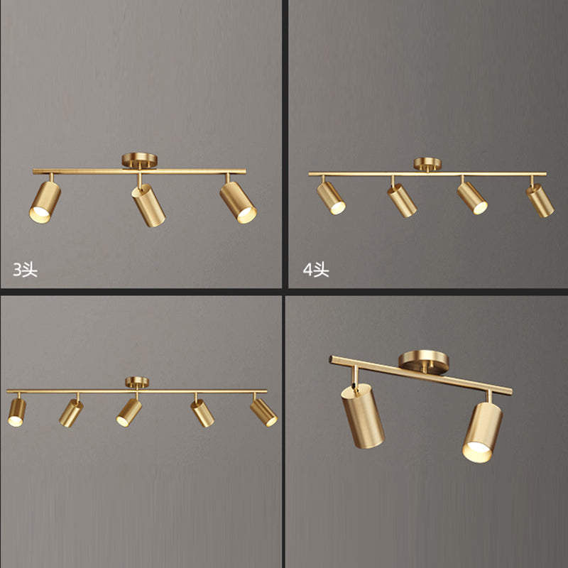 All Copper Track Lighting Surface monté Home salon Valeur de vesti