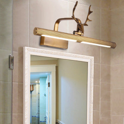 Moderner minimalistischer Stil Linearer Wand montiertes Waschtischlichter Metall Waschtischbeleuchtung für Toilette