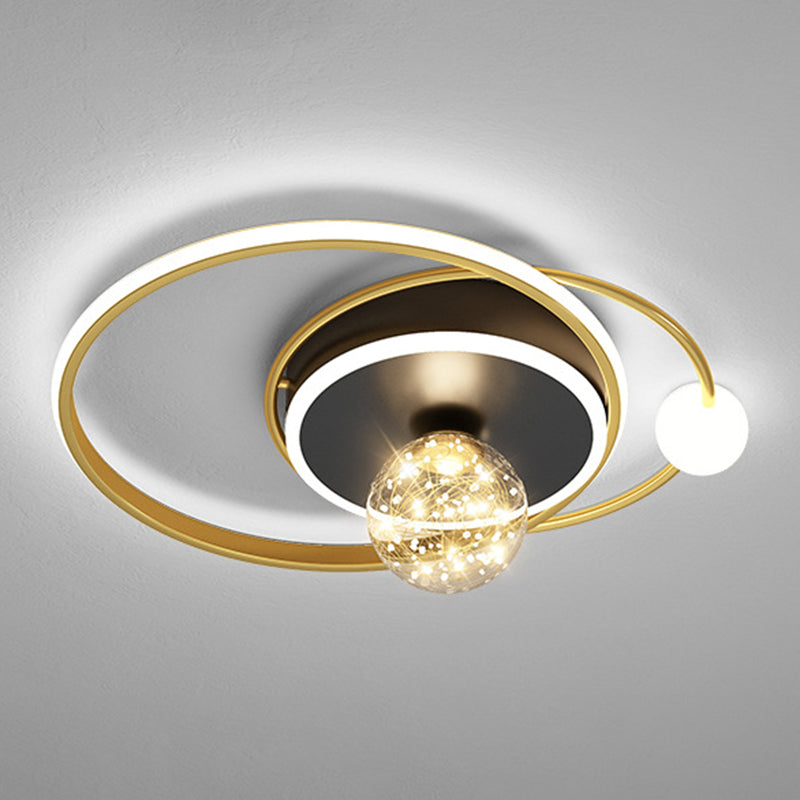 Modern Concise Style LED Ceiling Light Fixture Study Room Light Bedroom Light