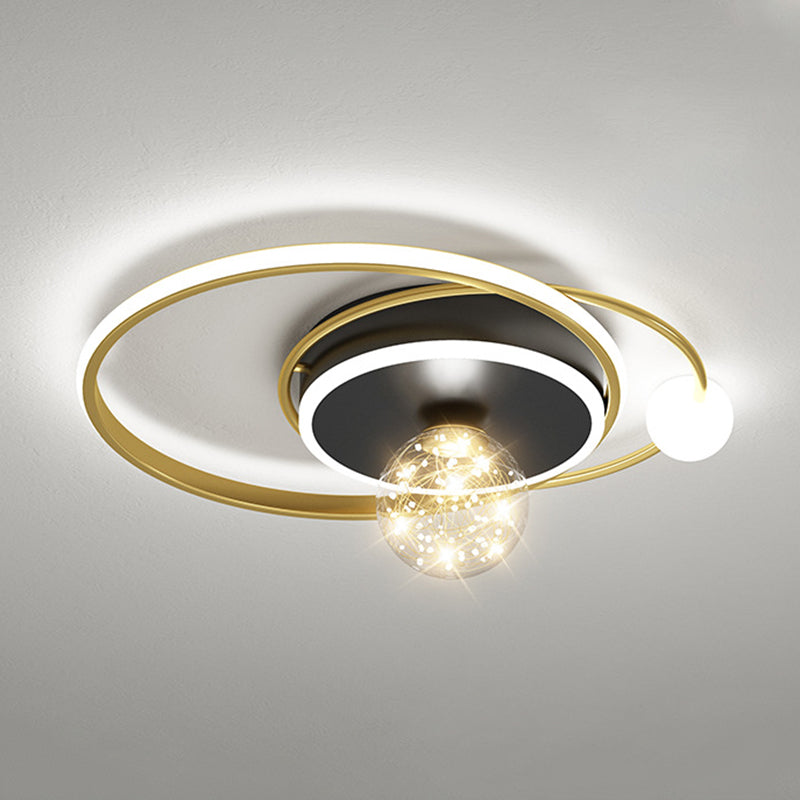 Modern Concise Style LED Ceiling Light Fixture Study Room Light Bedroom Light