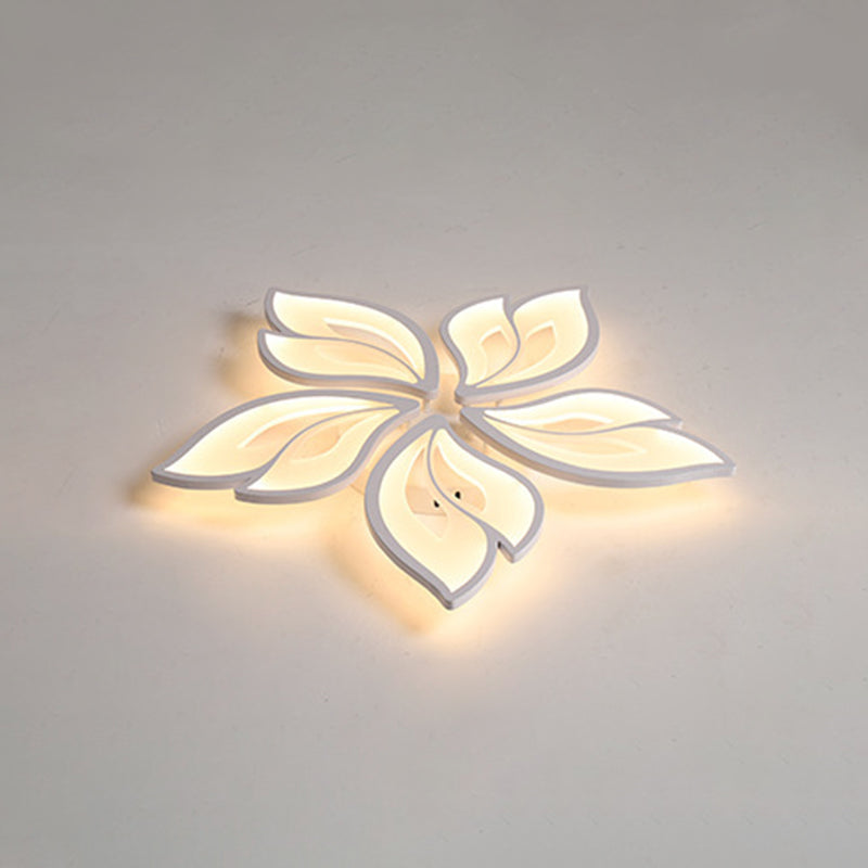 Modern Blossom Flush Ceiling Light Fixtures Metal Semi Flush Ceiling Light Fixtures for Bedroom