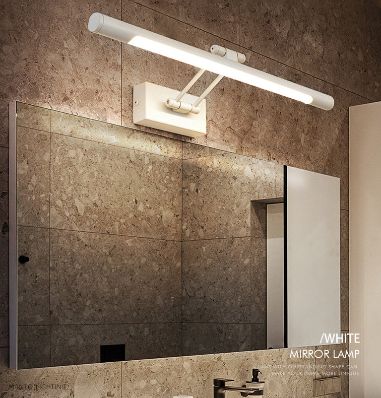 Modern Minimalist Style Streamlined Vanity Wall Light Fixtures Metal Vanity Lights