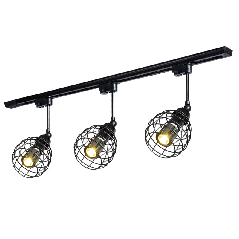 Wrought Iron Linear Flush Mount New Modern Ceiling Mounted Fixture for Living Room