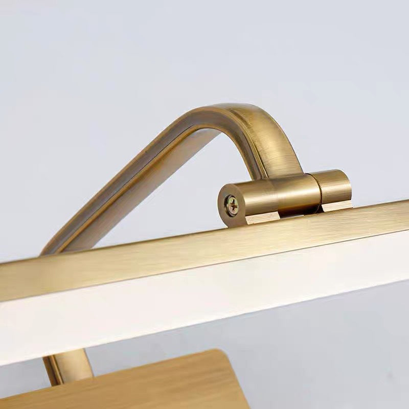 Modern Minimalist Style Linear Vanity Wall Light Fixtures Metal Vanity Lamp for Toilet