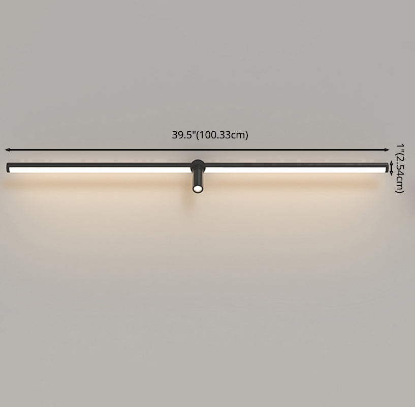 Lámpara de luz de pared de tocador lineal de estilo minimalista moderno