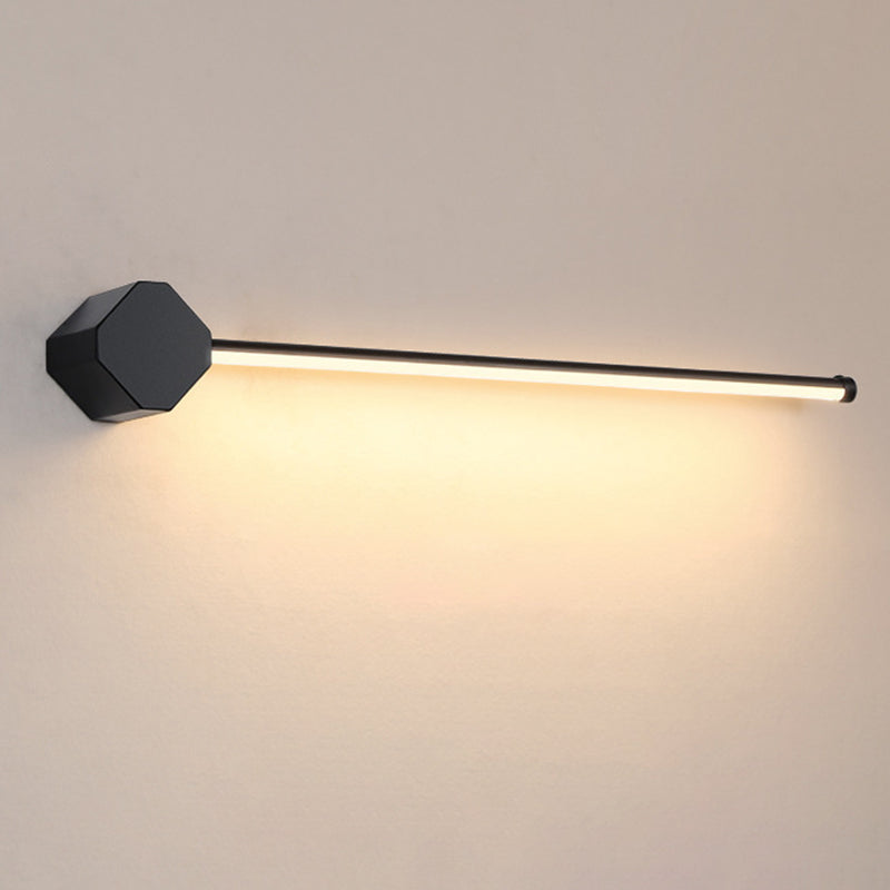 Moderna Minimalista Estilo lineal Luces de tocador lineal Metal 1 Barra de luz Luz