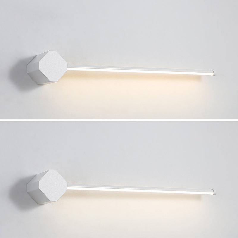 Moderna Minimalista Estilo lineal Luces de tocador lineal Metal 1 Barra de luz Luz