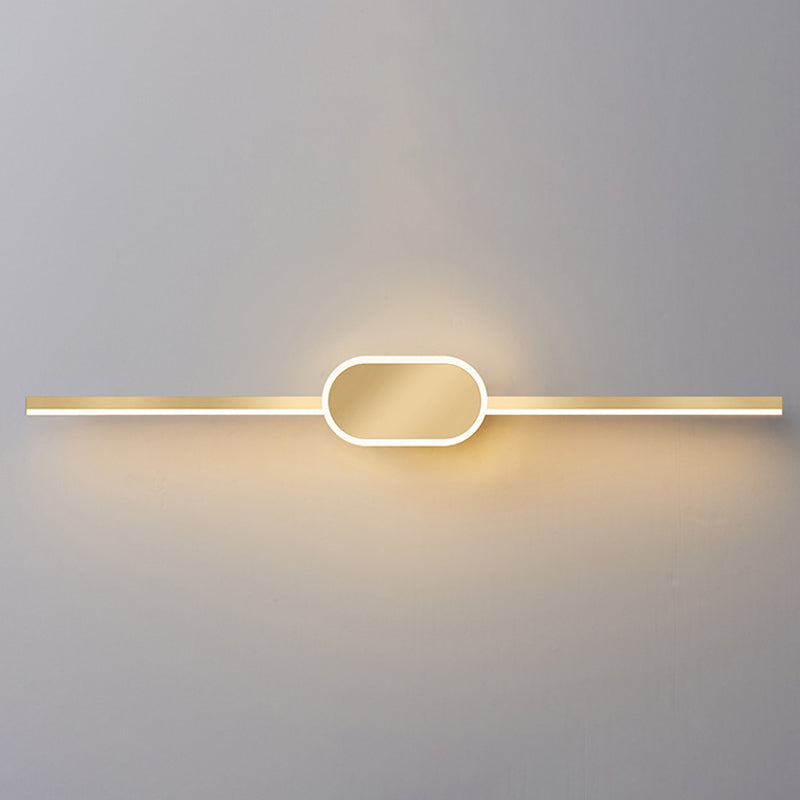 Modern Minimalist Style Linear Vanity Sconce Lights Metal Bar Light for Toilet