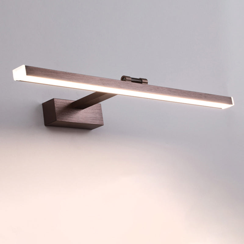 Moderne minimalistische stijl lineaire wand gemonteerd ijdelheid lichten metaal ijdelheid lamp