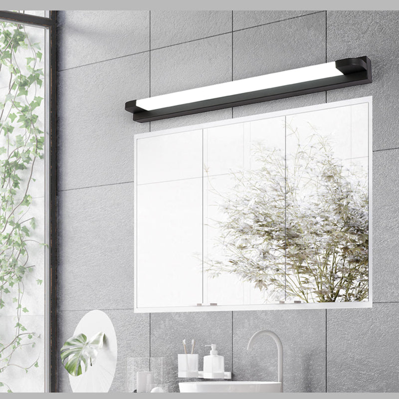 Modern Minimalist Style Linear Wall Mounted Vanity Lights Metal Vanity Lamp for Bathroom