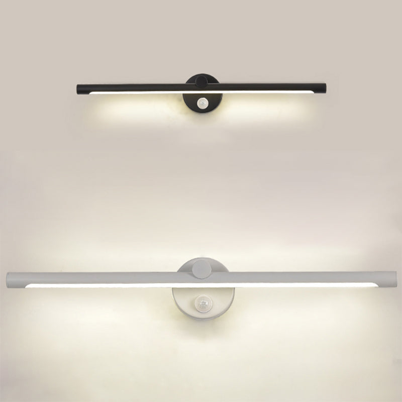 Modern Minimalist Style Linear Vanity Lighting Fixtures Metal Vanity Sconce for Toilet