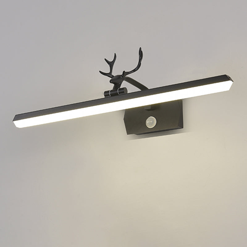 Modern Minimalist Style Linear Vanity Lighting Fixtures Metal Vanity Sconce for Toilet