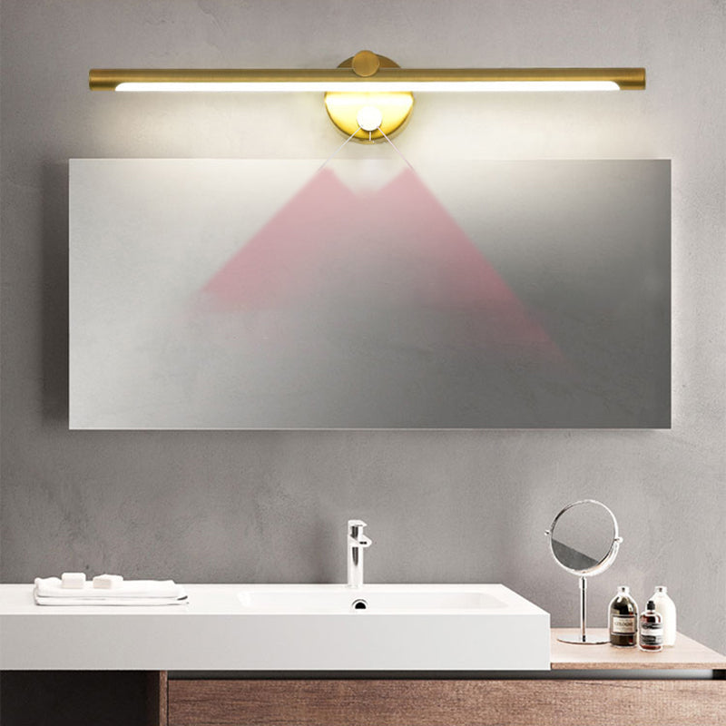 Modern Minimalist Style Linear Vanity Lighting Fixtures Metal Vanity Sconce for Toilet