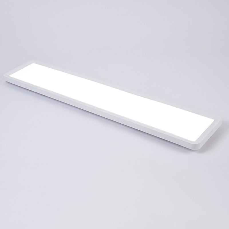 Modern Rectangle Flush Ceiling Light Fixtures Metal Flush Mount Ceiling Light Fixture for Office