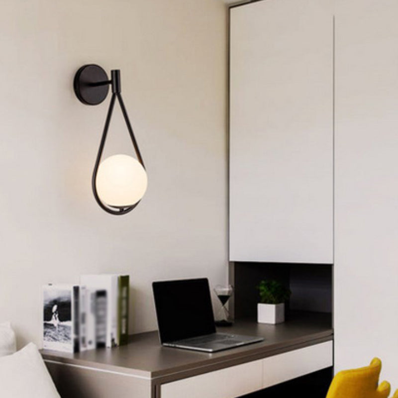 Accesorios de iluminación de pared globales de estilo minimalista moderno 1 Luz de luz de luz para sala de estar