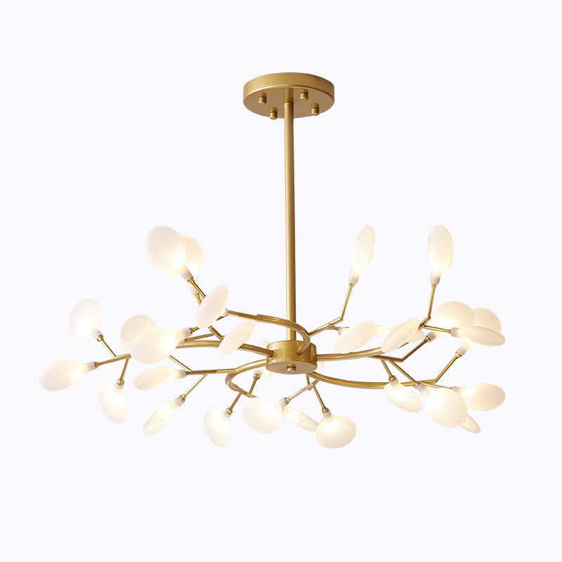 Branches salon plafonnier lustre métal monté d'éclairage de lustre minimaliste