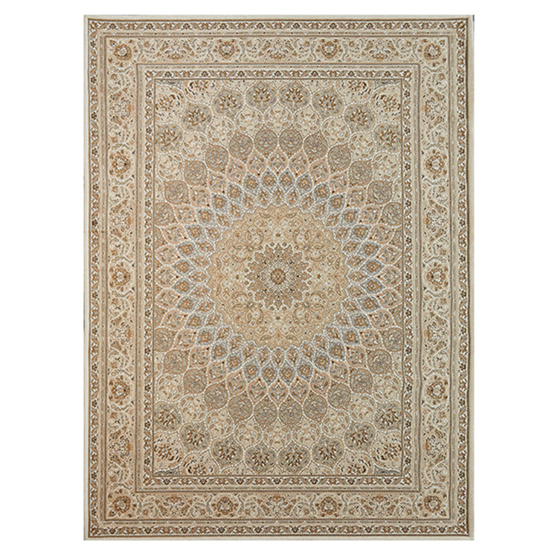 Luxury Round Print Area Carpet Multicolor olyester Rug Anti-Slip Backing Carpet for Living Room