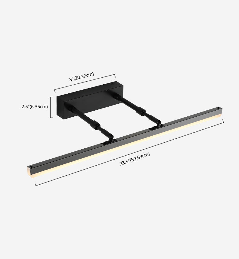 Modern Minimalista Estilo lineal LED LED LIGHTURES ILUMINACIÓN DEL TANIDAD CON SOMBRA DE ACRYLIC